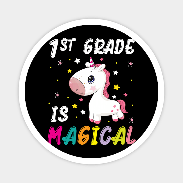 Unicorn Students Seniors Back To School 1st Grade Is Magical Magnet by Cowan79